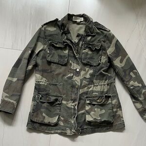 Vintage Havana Camouflage Utility Jacket